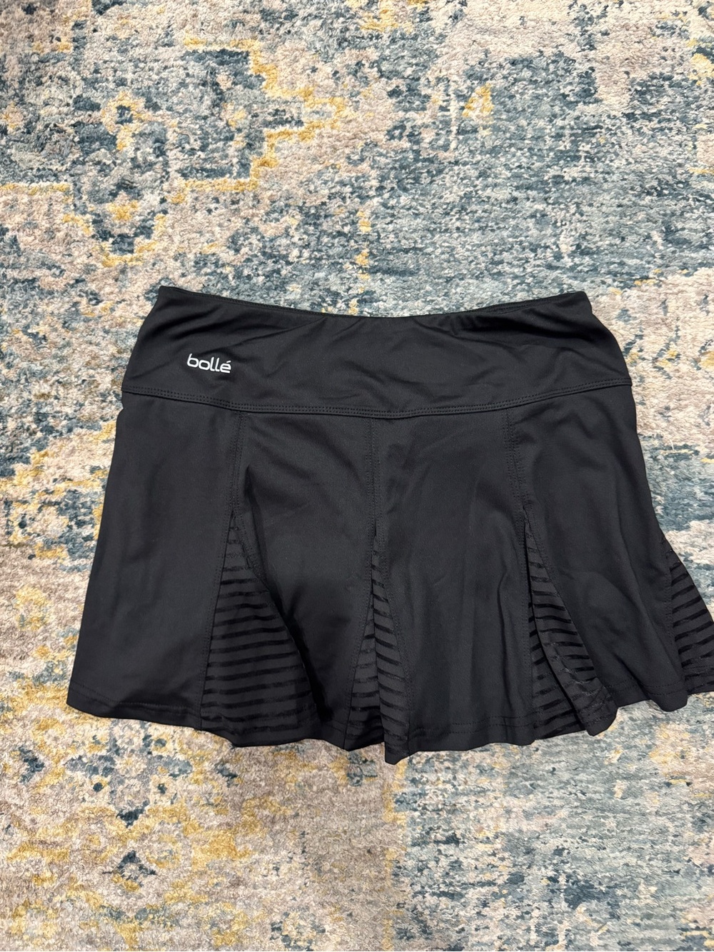 bolle Black Women's Athletic Mini Skirt